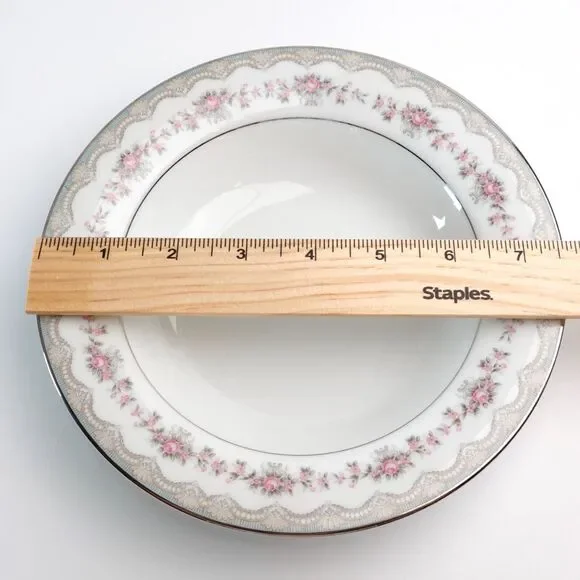 Vtg Noritake China Glenwood Dinnerware 7 Piece Place Setting for one #5770 Japan - Picture 13 of 16